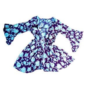 AMERICAN  EAGLE FloralWrap  Mini Dress Small NEW NWT